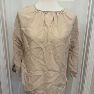 Everlane Women's Blouse in Light Beige